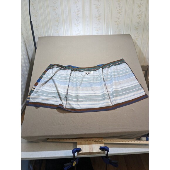 Bechamel Vintage Women's Cotton Multi-Color Stripped Wrap Around Skirt Size 8 - Picture 6 of 10
